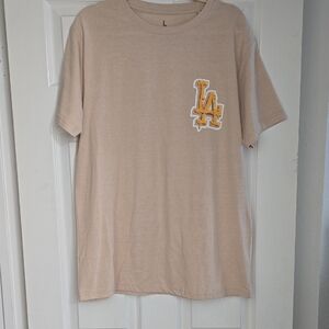 Casual Tan Graphic Tee